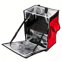 Foil Insulated Food Pizza Bag for Motorbike Bike