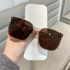 Girl's Oversized Sunglasses Plus Size Square UV Protection