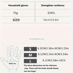 Waterproof Household Cleaning Gloves - 1 Pair