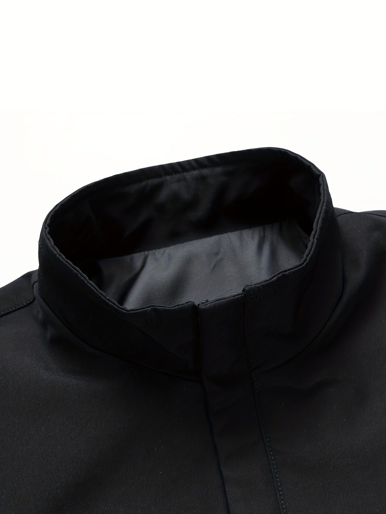 Men's Lightweight Stand Collar Windbreaker Jacket