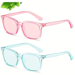 Kids Sunglasses UV Protection Boys Girls Outdoor Travel 2pcs