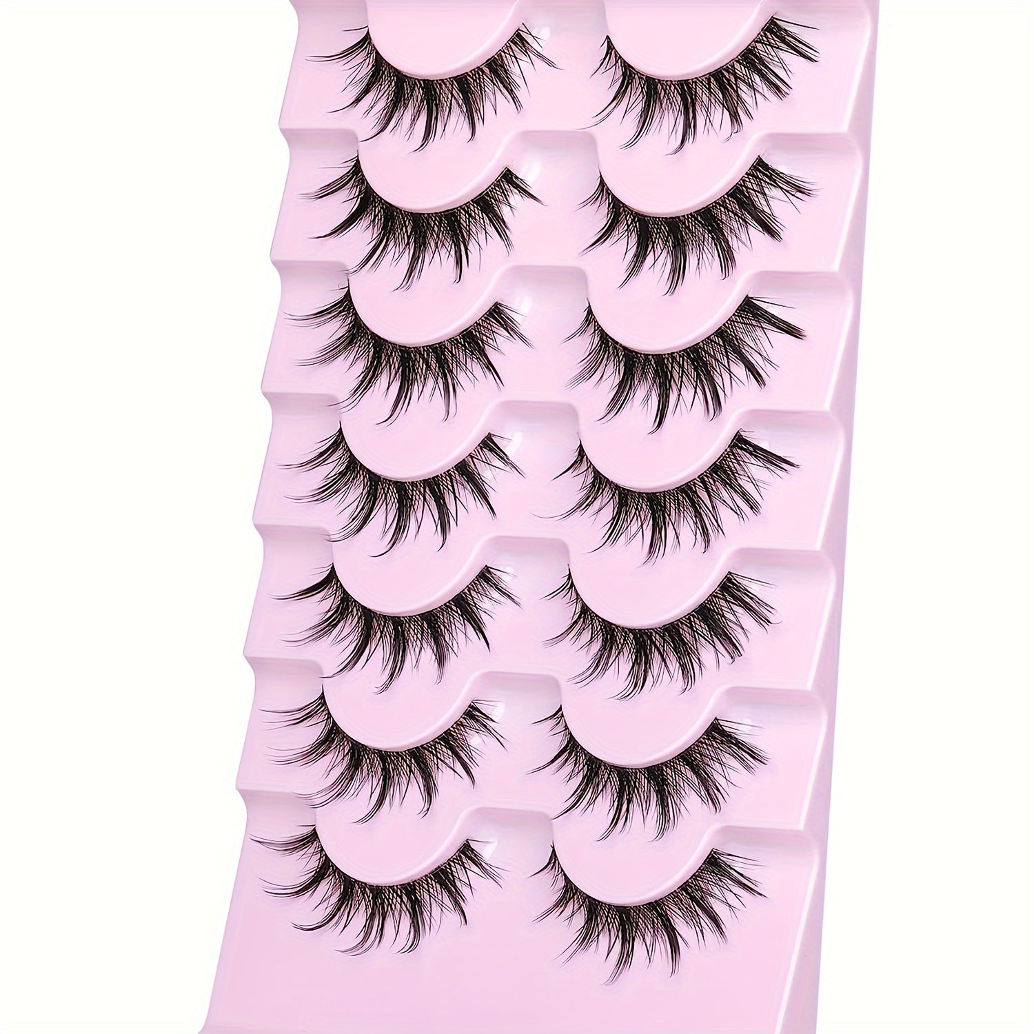 Natural Look Anime Lashes Cosplay False Eyelashes 3D Wispy Eyelashes