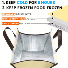 Large Capacity Pizza Bag 10-50L Food Insulation Cold Storage Bag