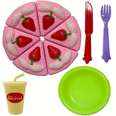 Birthday Cake Pretend Play Set for Kids