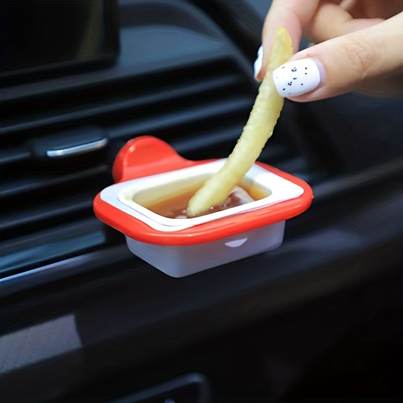 French Fry Chip Dish Dipping Sauce Cup for Chips & Ketchup