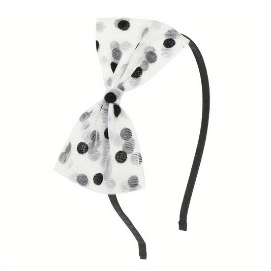 Halloween Mesh Hair Hoop with Cat Ears for Children