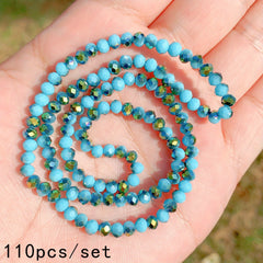 60-80-110pcs Lake Crystal Beads 4-8mm DIY Bracelet Jewelry Making