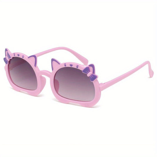 Girl's Cat Bow Sunglasses UV Protection Glasses