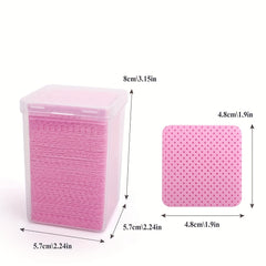 Lint-Free Eyelash Extension Glue Wipes for Tweezers & Bottles
