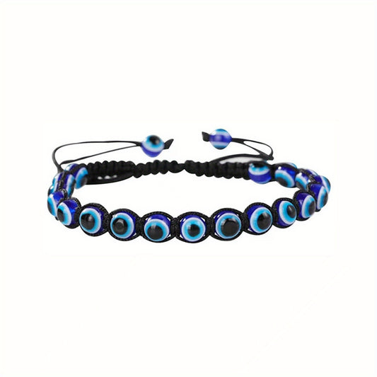 Evil Eye Bracelet Exaggerated Eye Bracelet Personality Handwoven Bracelet