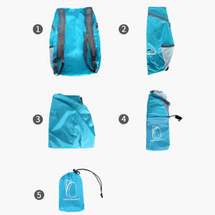 20L Lightweight Waterproof Camping Gym Bag Foldable Hiking Backpack