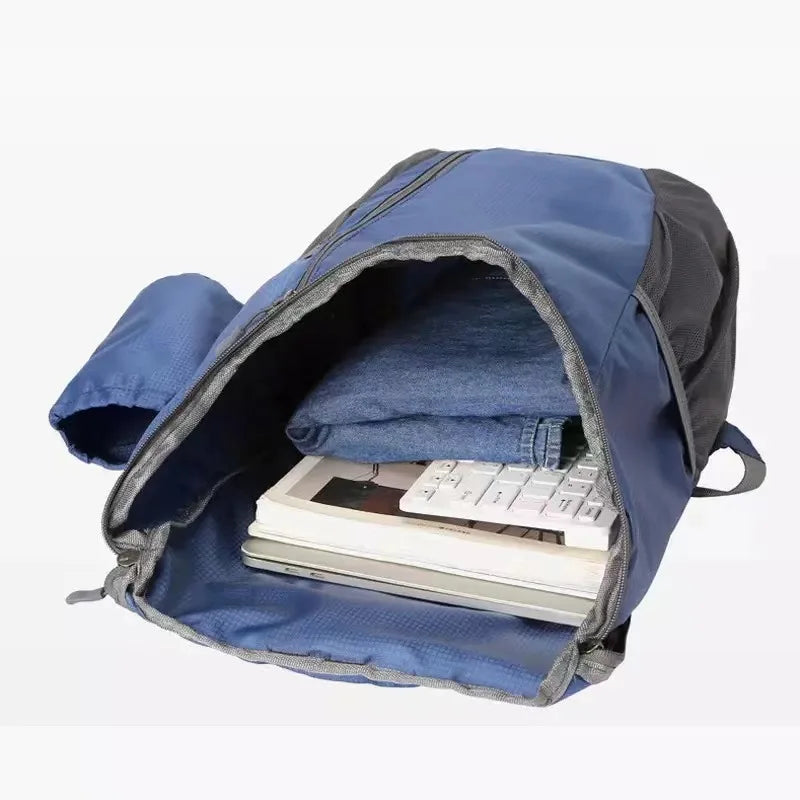 20L Foldable Waterproof Backpack Men Outdoor Travel Bags Camping Lightweight