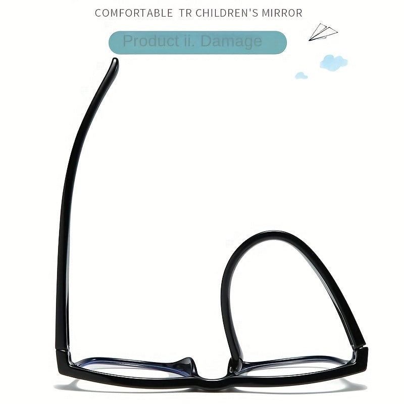 Boy's Silicone Anti Light Glasses Children's Anti UV Eye Protection Glasses