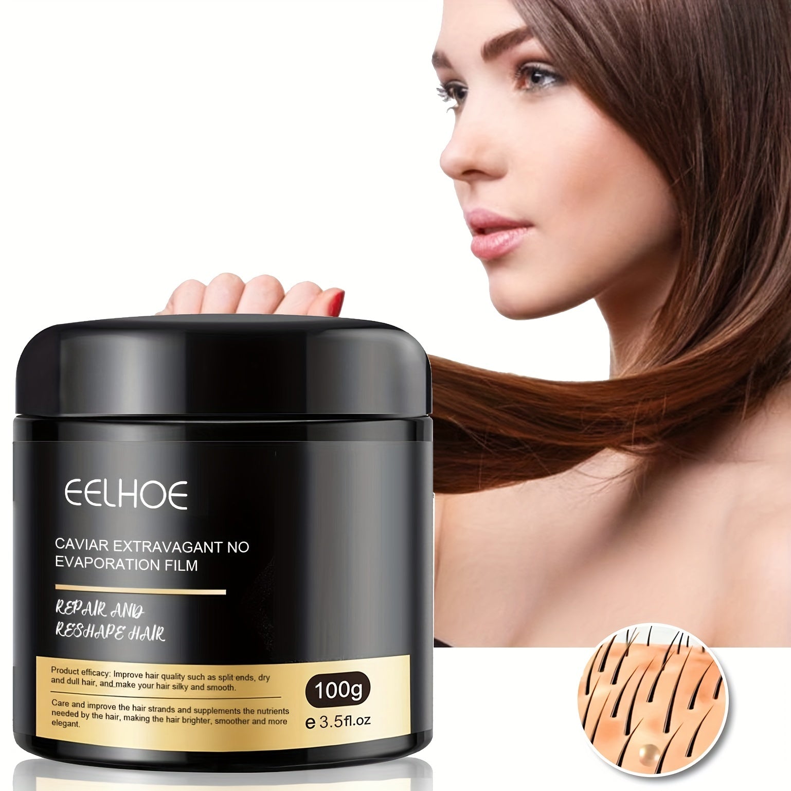 Caviar Hair Mask Smoothing Conditioner Repair Dry Frizzy Hair