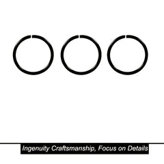 Stainless Steel Round Ring Nose Nail Body Ear Ring