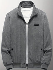 Men's Fleece Zip Jacket Casual Comfortable Coat Fall Winter