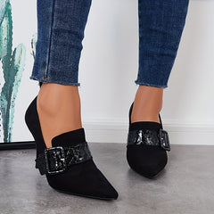 Women's Pointed Toe High Heels Slip On Stiletto Heels