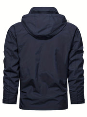 Men's Casual Zip Up Jacket Coat For Spring Fall Outdoor