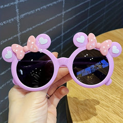Kids Cartoon Sunglasses UV Protection Baby Girl Sunshade Glasses