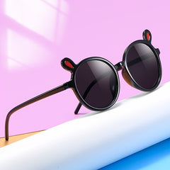 Kids Ear Shaped Sunglasses UV Protection Sunshade Glasses