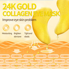 Collagen Golden Eye Mask Firms Skin Diminishes Eye Bags Dark Circles