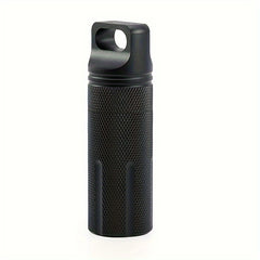 Portable Waterproof Aluminum Alloy Pill Case Sealed Medicine Bottle