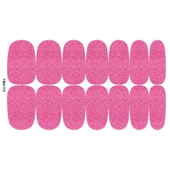 Glitter Nail Polish Stickers Full Wrap Nail Strips Self Adhesive Gel Art Decals