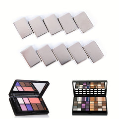 10pcs Aluminum Eyeshadow Pans Travel Storage Empty Tin Cases