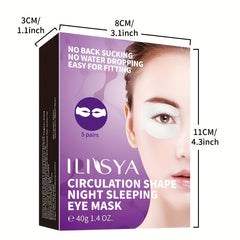 5pcs Eye Mask Patch Dark Circles Fine Lines Eye Bag Lifting Firming