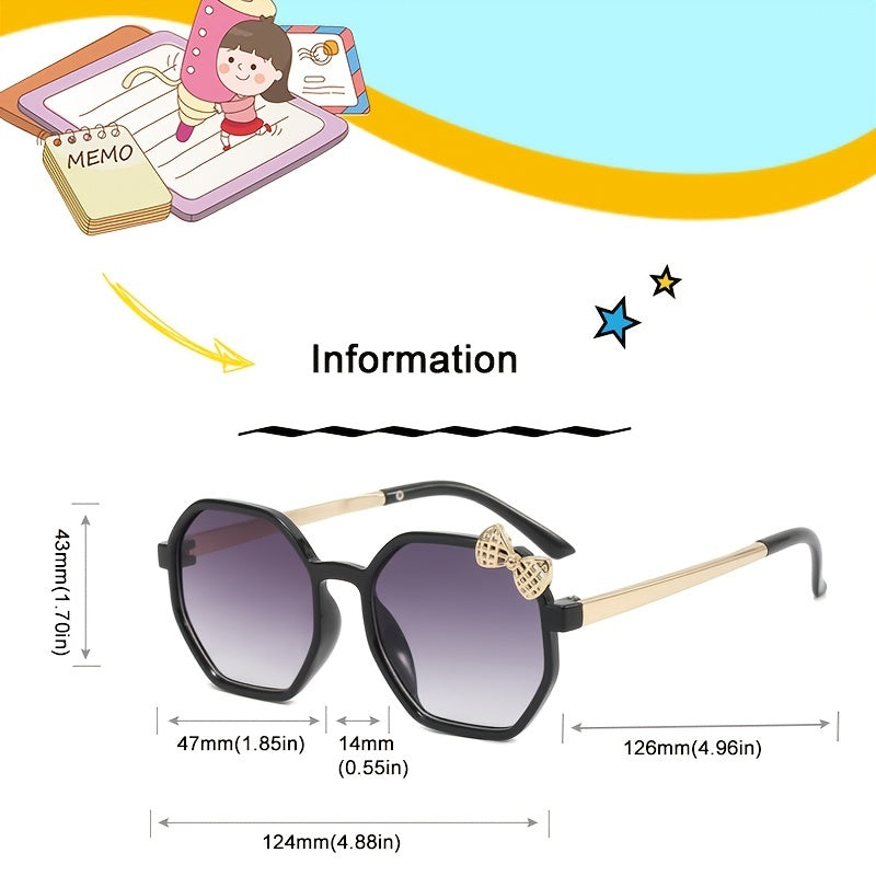 Children's Bowknot Cartoon Sunglasses Party Props