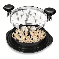 Ergonomic Chicken Shredder with Transparent Lid