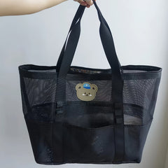 Large Capacity Cartoon Diaper Bag Organizer with Bottle Holder