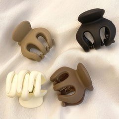 Matte Solid Hair Claw Clip Non Slip Strong Hold Grip Hair Jaw Clip