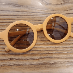 Boys Round Frame Sunglasses for Outdoor Activities