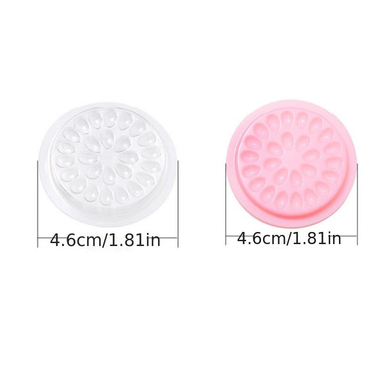 100Pcs Eyelash Glue Pallet Eyelash Extension Glue Pads Stand