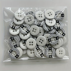 50pcs Classic Round Shirt Jacket Button DIY Clothing Accessories For Men