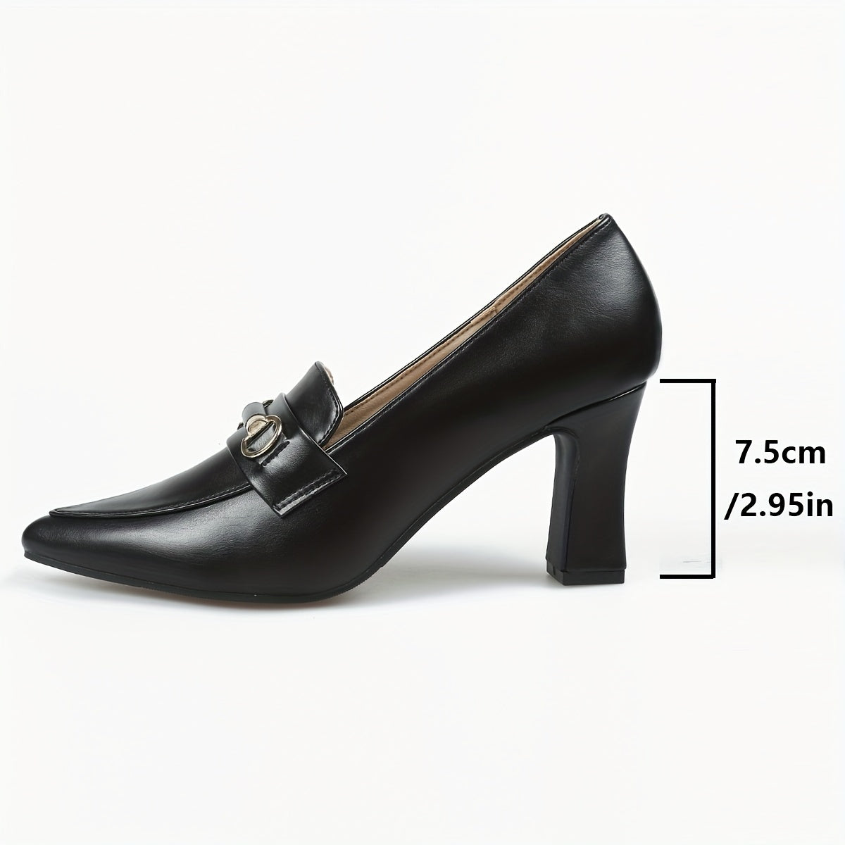 Women's Pointed Toe Court Pumps High Heels Office Work Dress Shoes