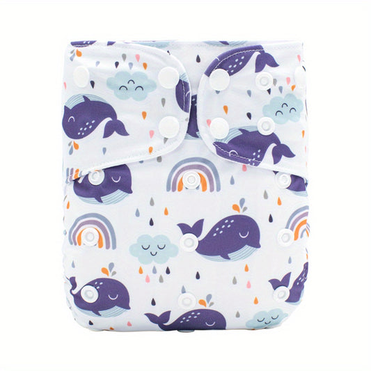 Mumsbest Reusable Cloth Diaper for Infants 8-60 lbs