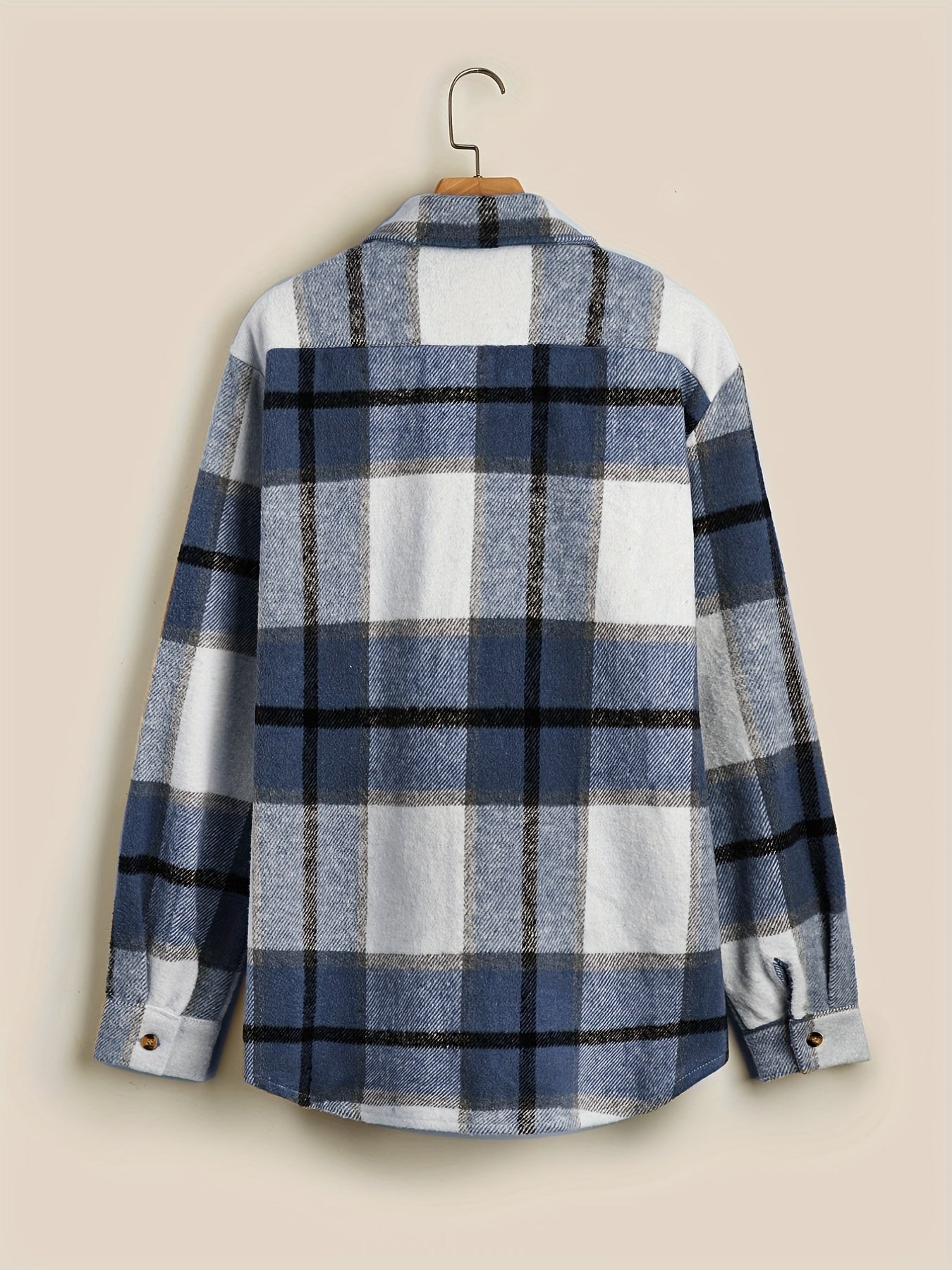 Men's Vintage Plaid Jacket for Spring Fall