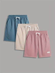 Classic Casual Cotton Drawstring Shorts for Summer