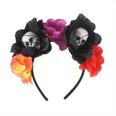 Foam Skull Headpiece Halloween Hair Hoop for Girls