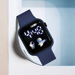 Astronaut Pattern Digital Screen Watch for Boys Girls Teens