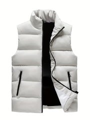 Men's Thermal Vest Sleeveless Jacket Warm Winter Autumn