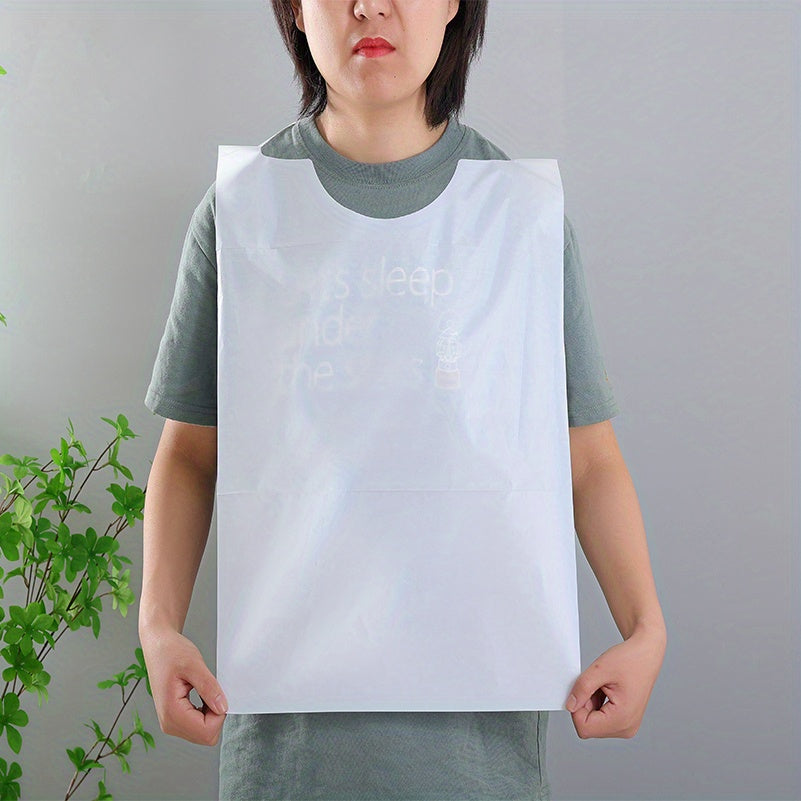 Disposable Bib 100pcs Food Service Apron Catering Stain Resistant