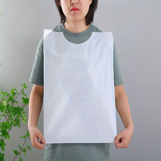Disposable Bib 100pcs Food Service Apron Catering Stain Resistant