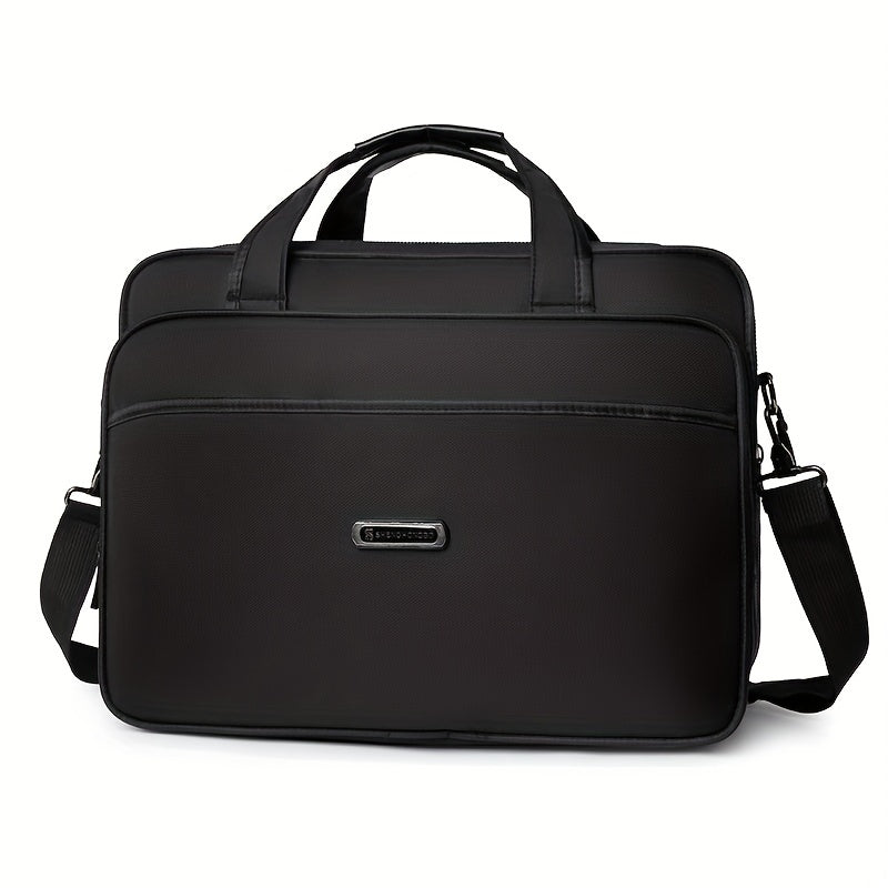 Men's Laptop Bag Briefcase Diagonal Bag Large Capacity Wear-resistant Waterproof