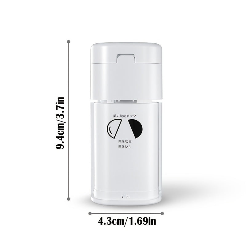 MedCare Portable Pill Cutter & Divider 5 in 1 Medicine Storage Case