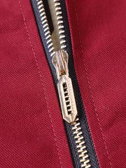 Men's Casual Long Sleeve Zip Up Jacket For Spring Fall