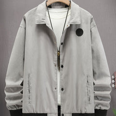 Men's Varsity Long Sleeves Jacket with Pockets