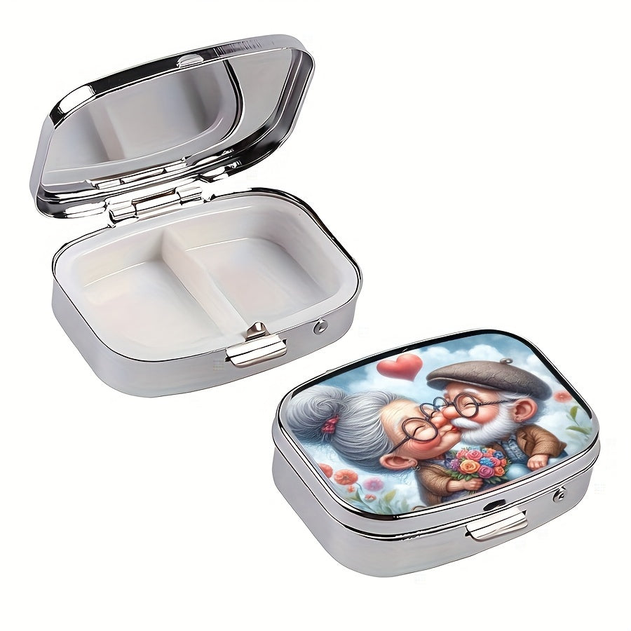 Decorative Pill Organizer for Elderly Couple